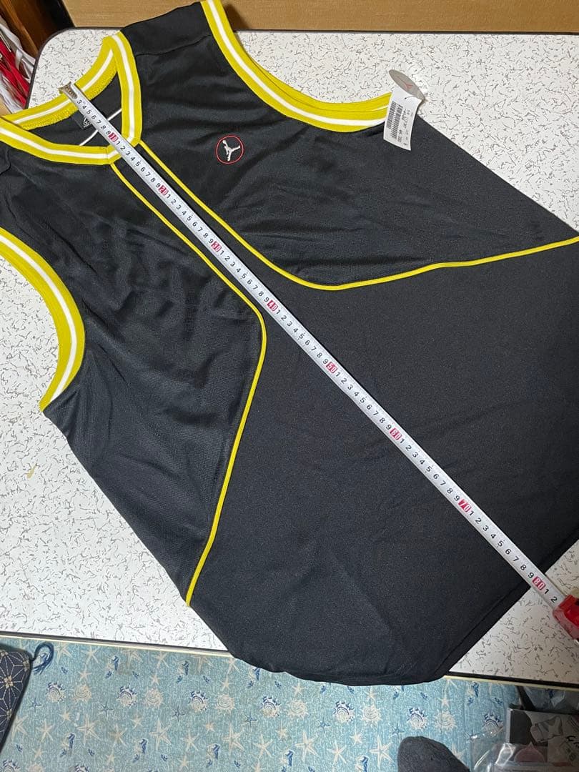 タグ付未使用品！Jordan タンクトップ ブラック/イエロー Lサイズ