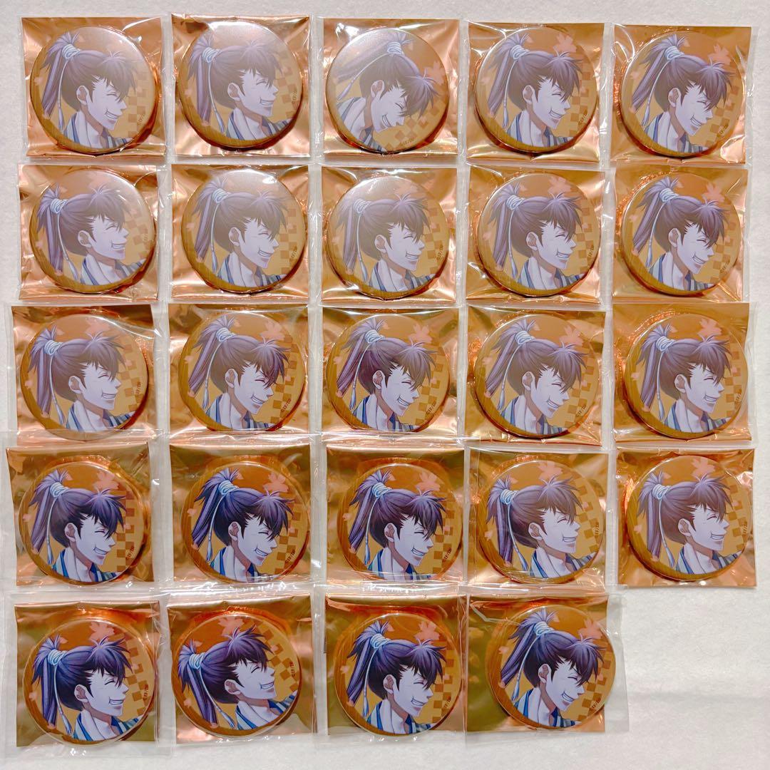 薄桜鬼 春風商店 銀星ノ抄 限定版パッケージ トレ缶 缶バッジ 藤堂 24個