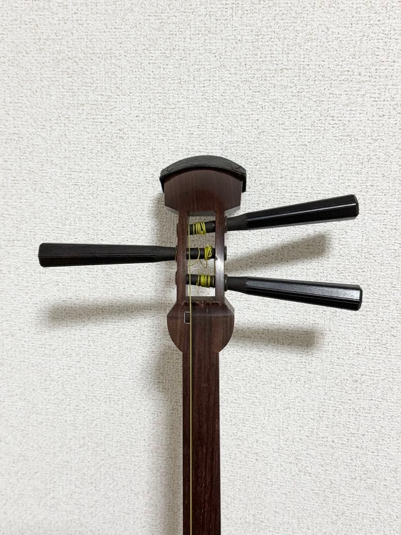 三味線 本体 糸付き 棹100cm 胴22×20 和楽器