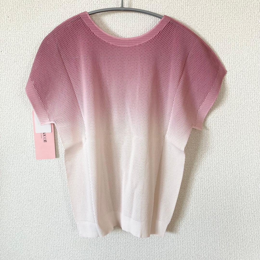 チャコット ノーソーイングニット グラデーション ピンク M ヨガウェア バレエ