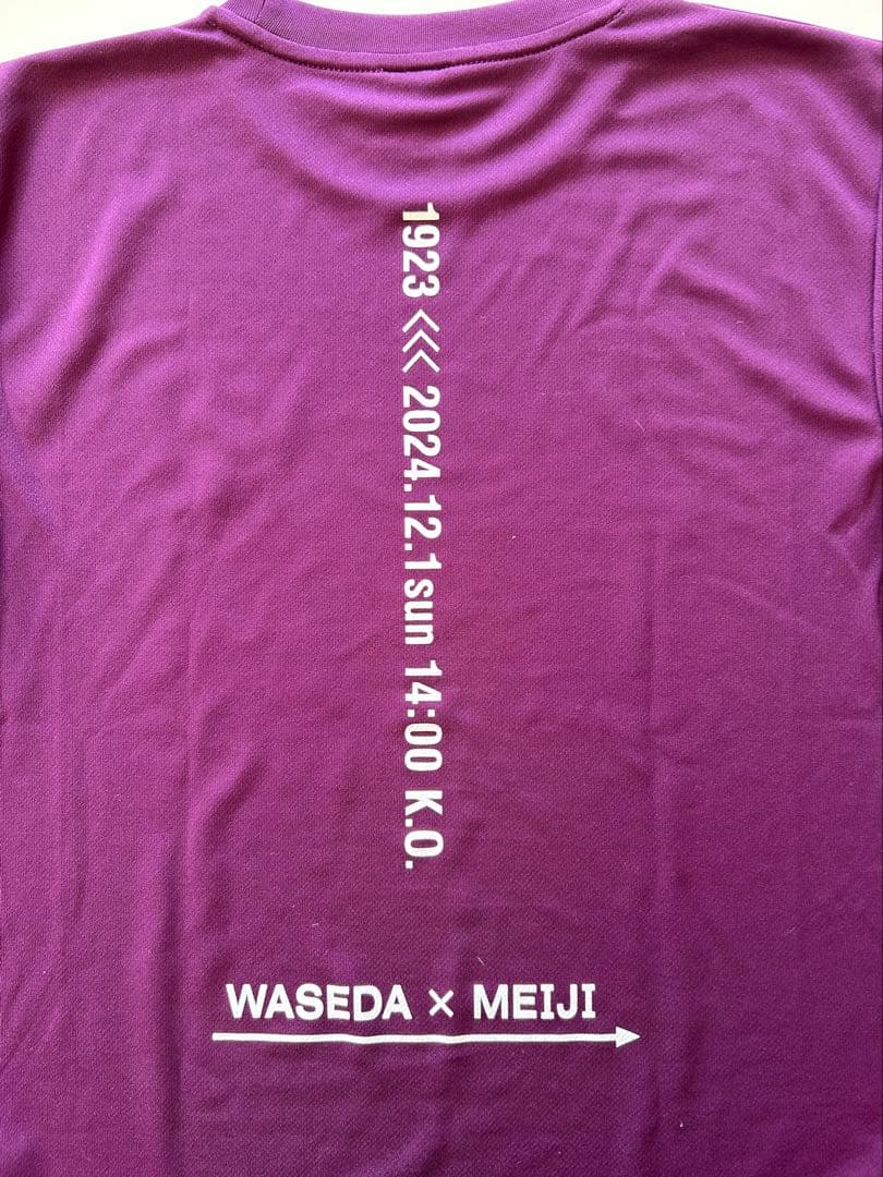 早明戦 ラグビー 100周年 Tシャツ Mサイズ 値下げ