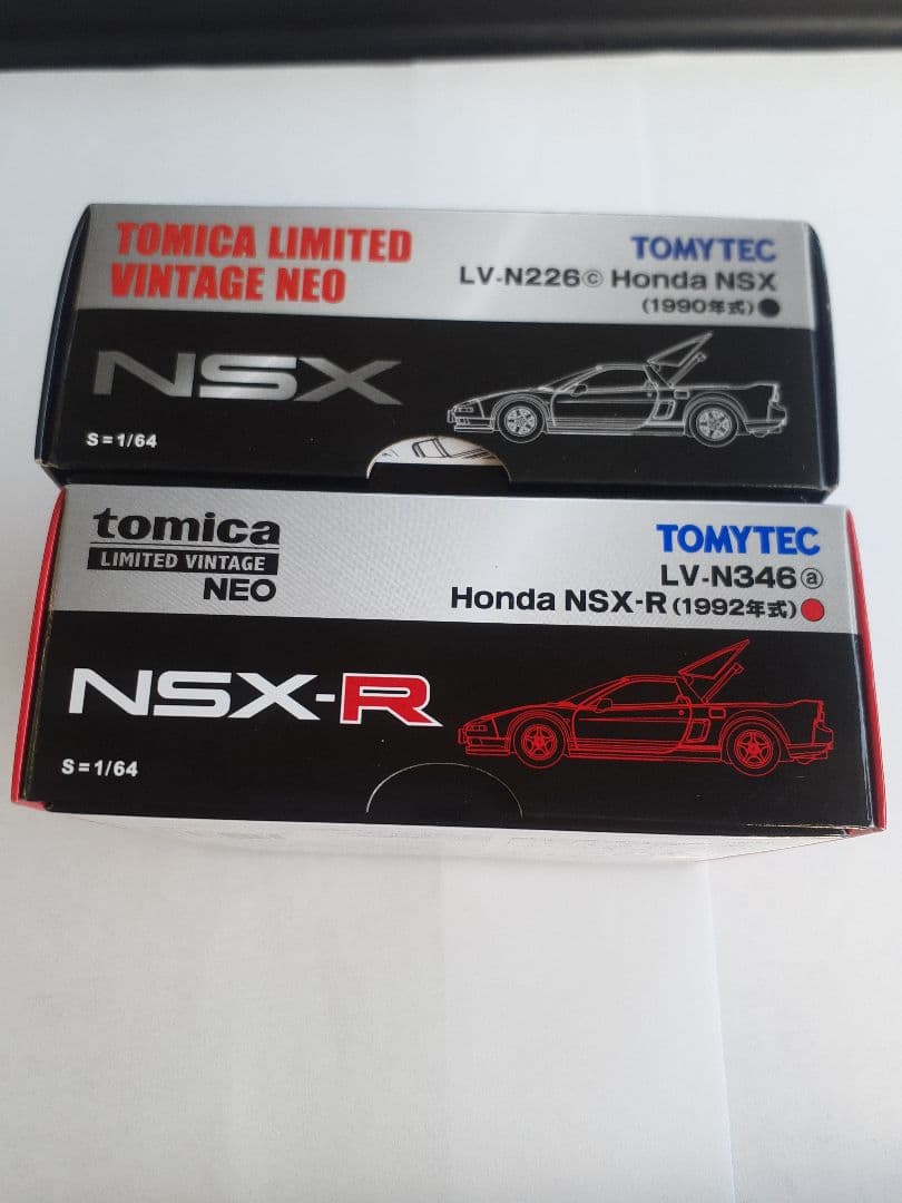 トミカLV-Nホンダ NSX-R赤& NSX黒 2台セット特売セール中‼️