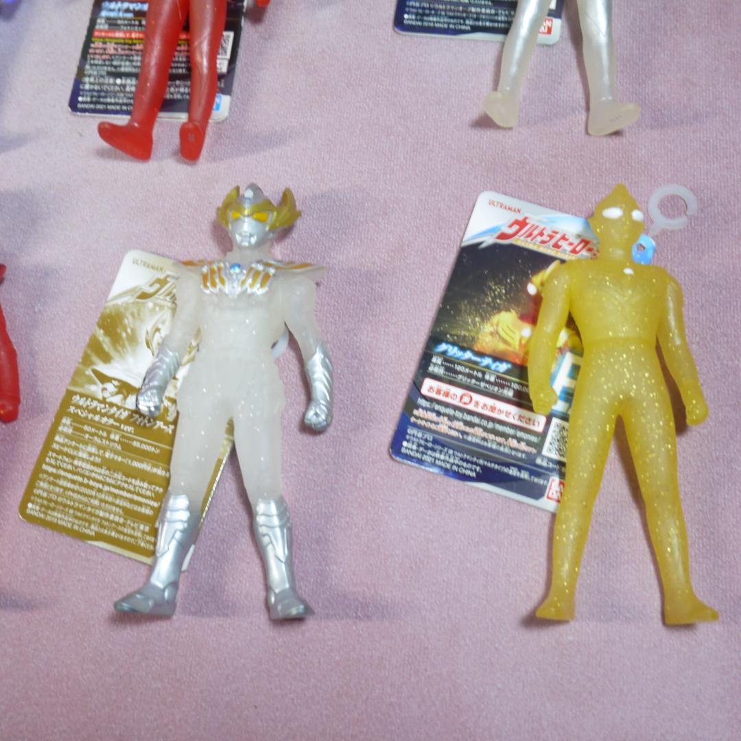 ウルトラヒーローシリーズ　ウルトラマン　限定　タグ付きソフビ　11体