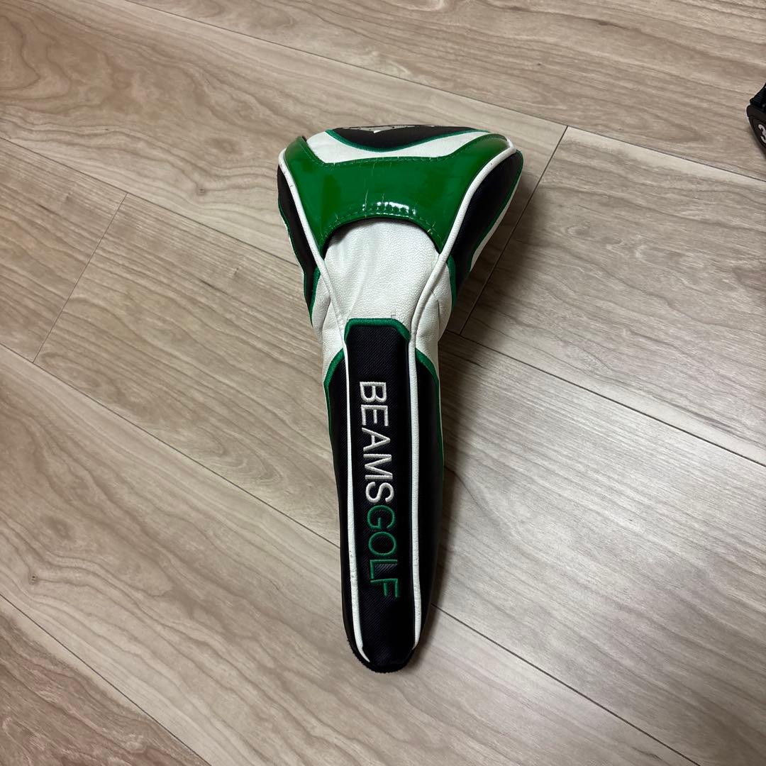 BEAMS GOLF キャディバッグ ホワイト・グリーン 5分割