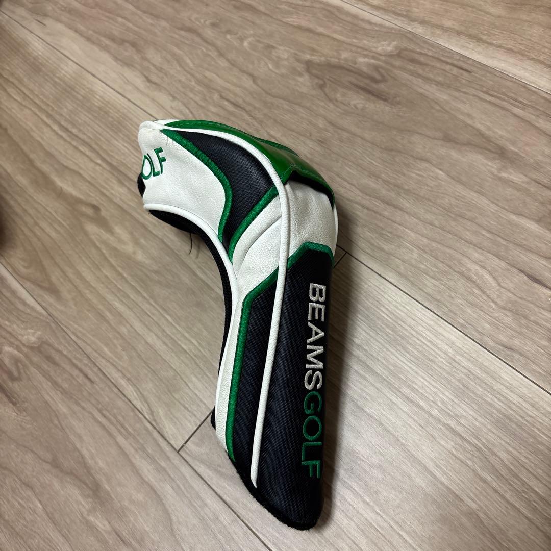 BEAMS GOLF キャディバッグ ホワイト・グリーン 5分割