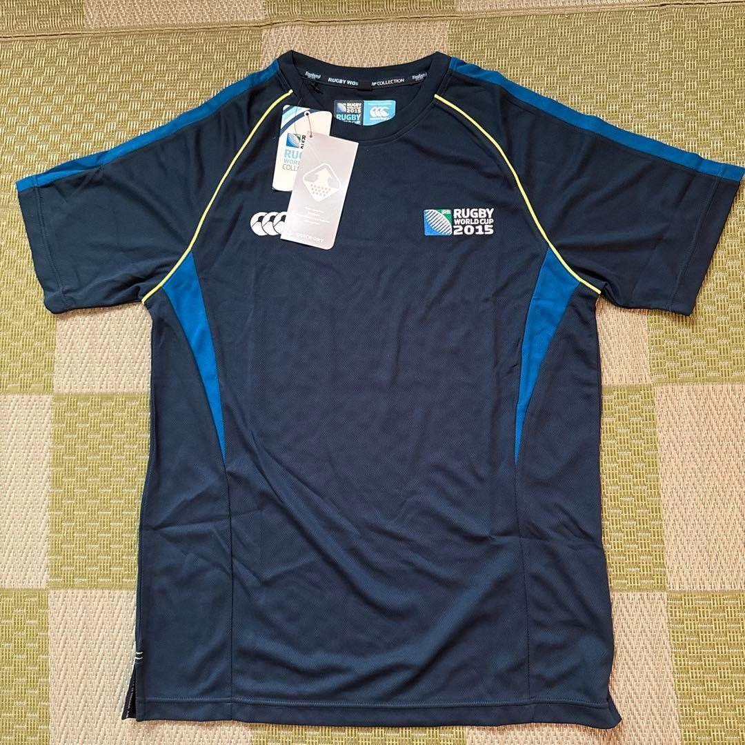 【新品タグ付】M ラグビー　Tシャツ　2015 ワールドカップ　ショップ袋付