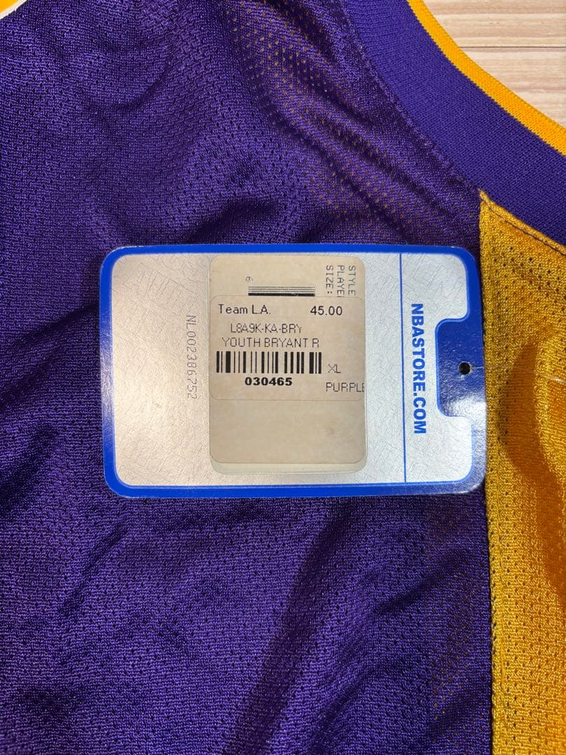 【未使用】Lakers Kobe Bryant ユニフォームXL
