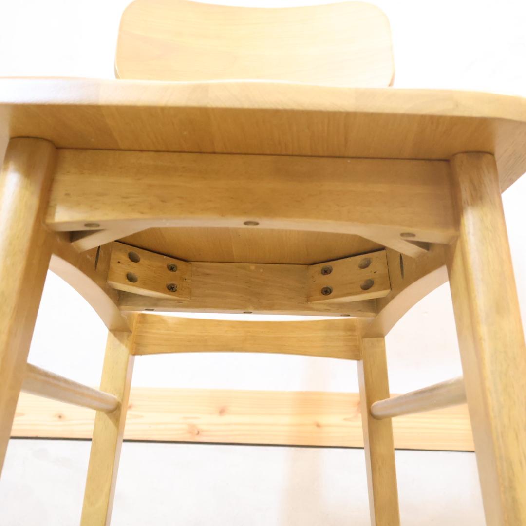ICHIBA 市場家具 Rasic オーク材 ダイニングチェア レトロ 椅子