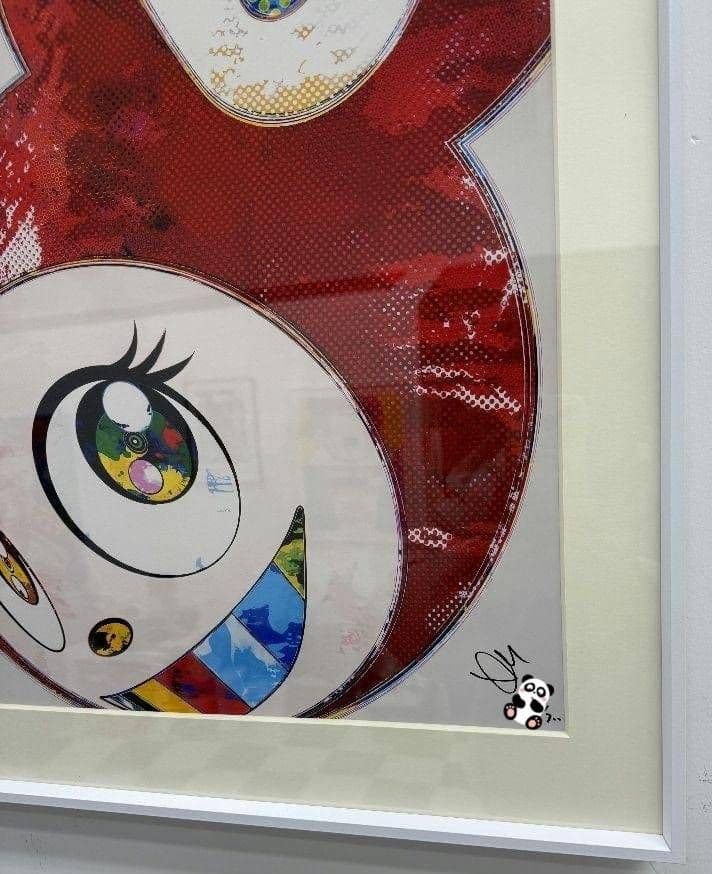 村上隆 And Then × 6 Red 版画 ED300