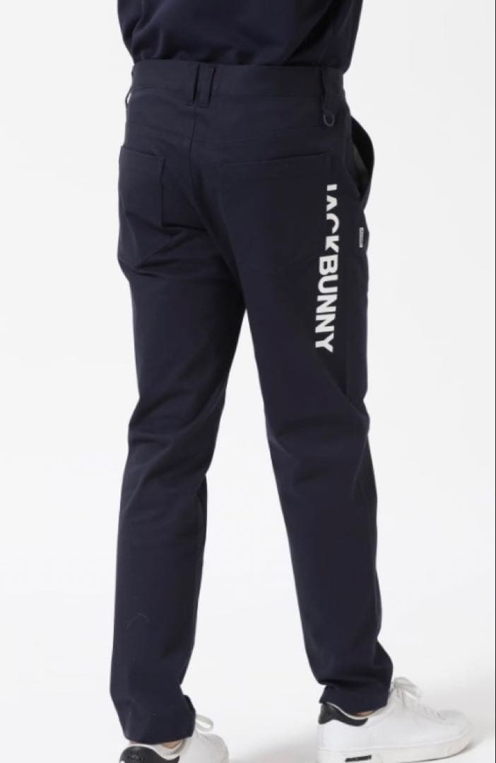 新品 パーリーゲイツ ジャックバニー 2WAYストレッチパンツ(4)サイズM/紺