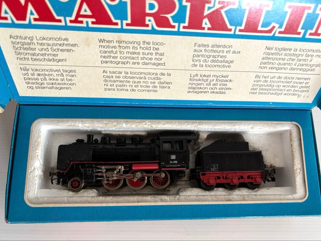 メルクリン HO 1974年製 3003 24型蒸気機関車　稼働品