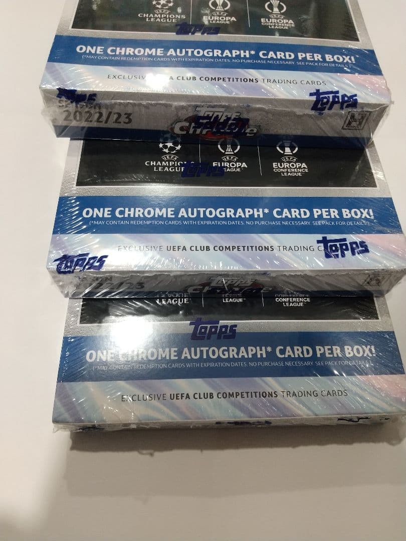 【新品未開封】Topps Chrome SOCCER 2022/23 Hobby