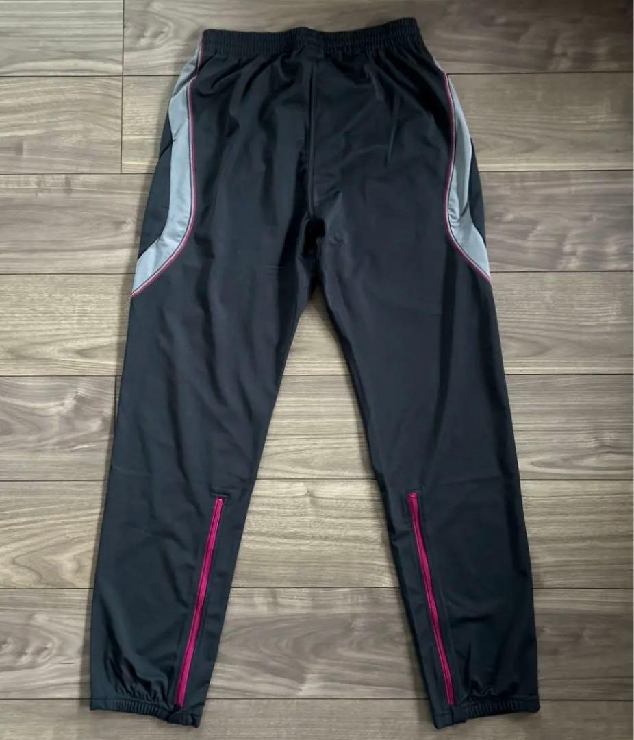 adidas 長袖トレーニングウェア グレー/ピンク Mサイズ
