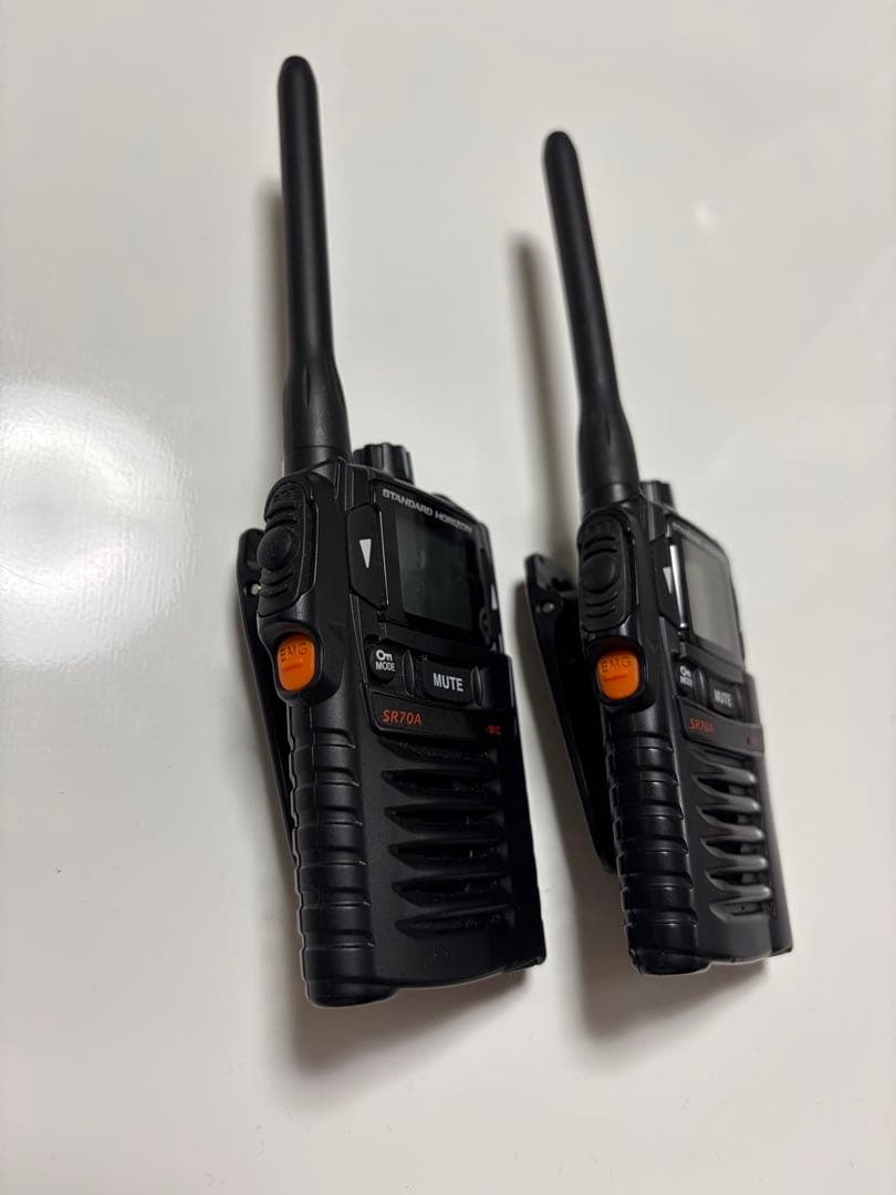 SR-70A 2台セット ブラック(イヤホン付き)