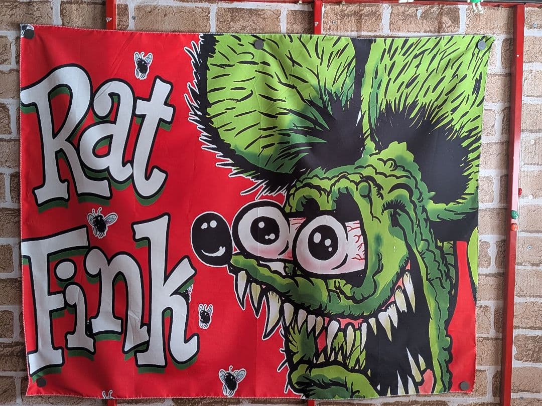 Rat Fink フィギュア 、フラッグ