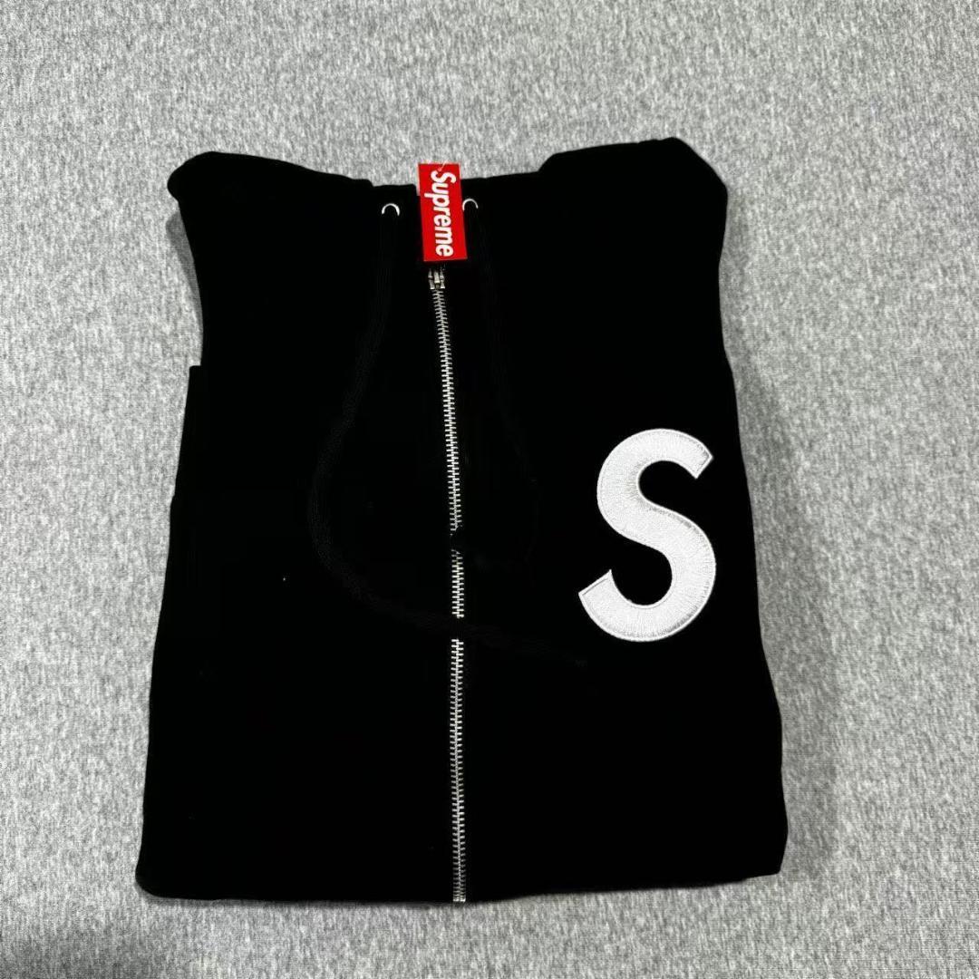 コレクション S Logo Zip Up Hooded Sweatshirt Black~~