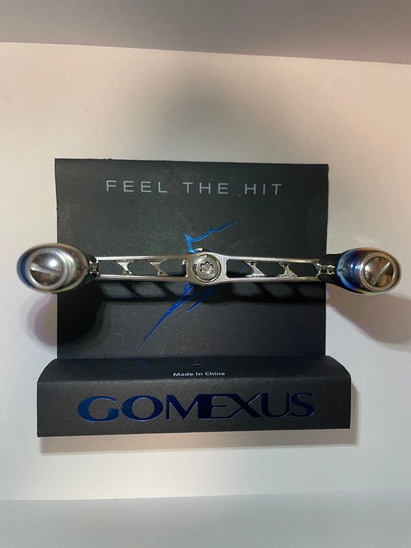 [まーさ]GOMEXUS スピニングチタンダブルハンドル➕リールスタンド