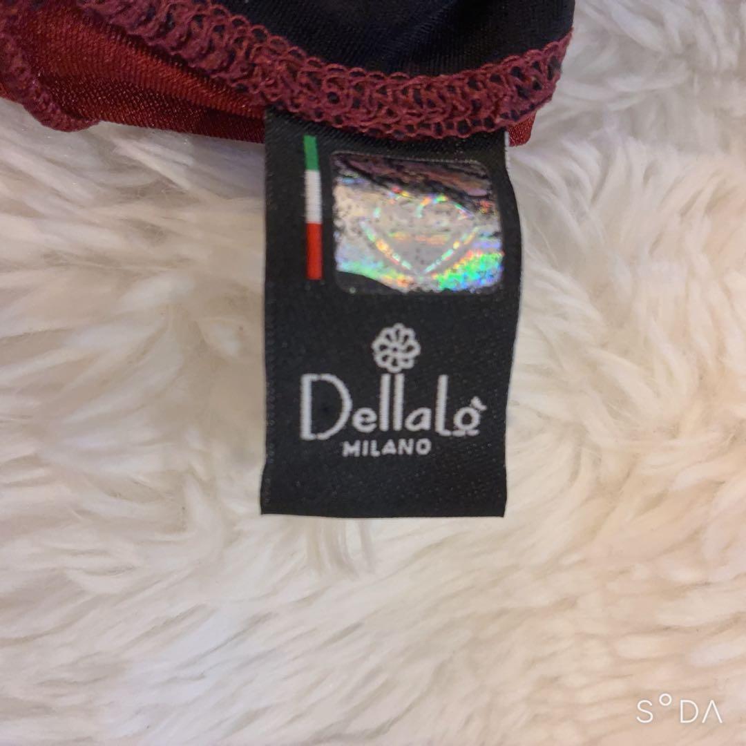 【美品】Dellalo 花柄刺繍 レオタード Mサイズ