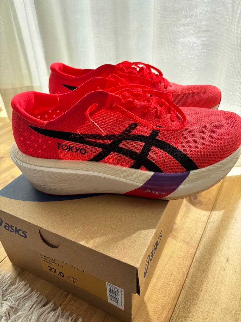 asics SPEED SKY TOKYO レッド 27.0cm