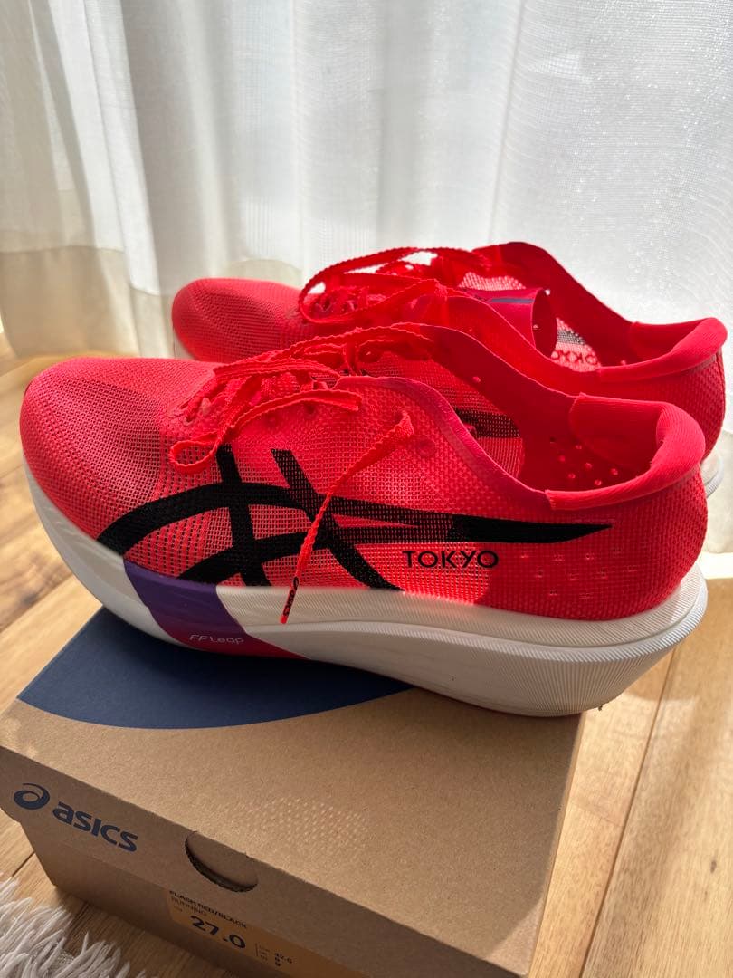 asics SPEED SKY TOKYO レッド 27.0cm