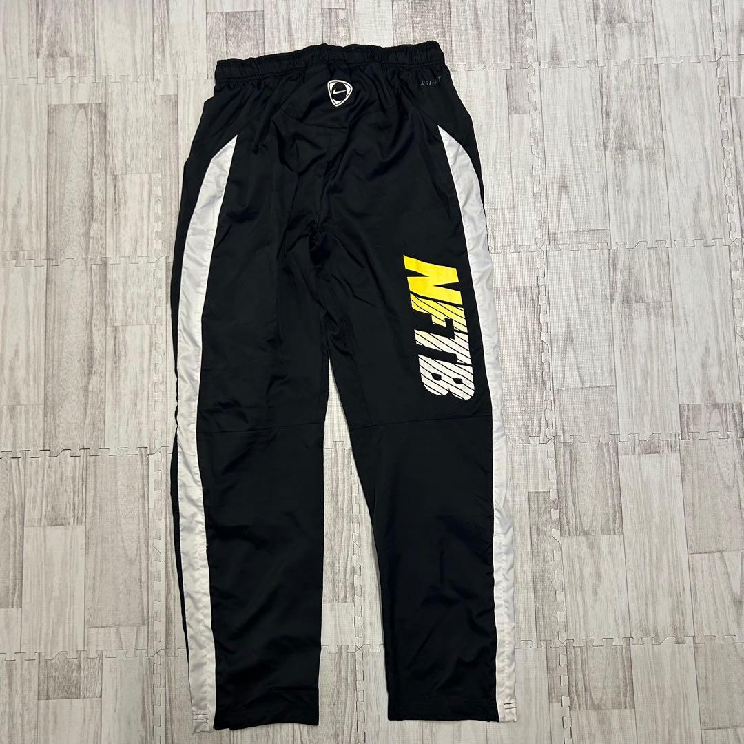 00s NFTB ナイキフットボール ナイロン ピステ 上下 ジャージ ブラック
