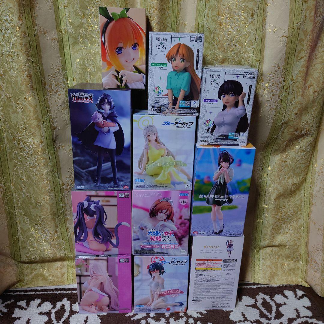 美少女プライズフィギュアまとめ売り　１１点セット売り