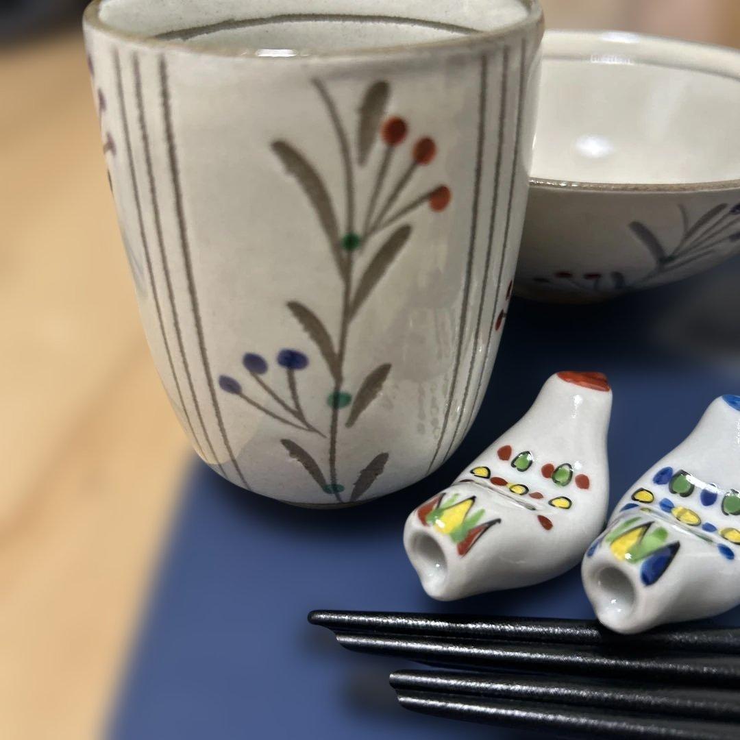 【NIPPON CRAFT】カップル用箸と茶碗等の食器セット