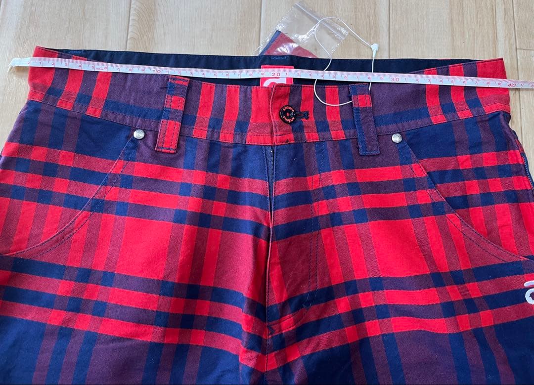 アルチビオarchivio ゴルフ メンズ ハーフパンツ46チェック柄【未使用】