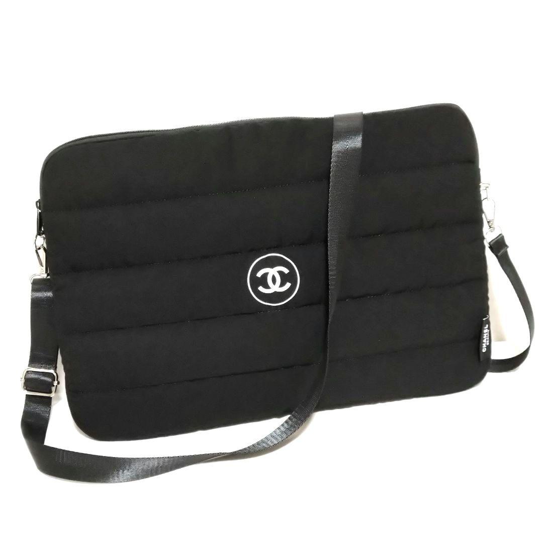 シャネル ふんわり キルティング ショルダー ポーチ 非売品 黒 CHANEL