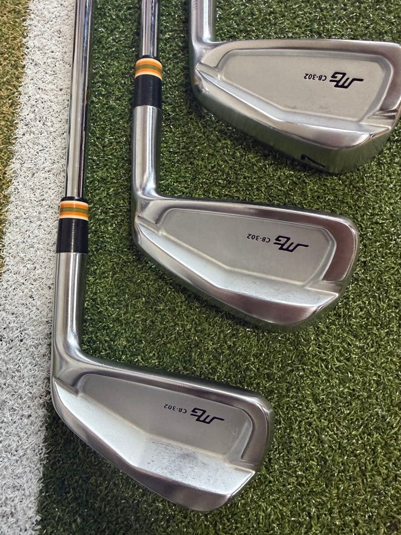 【美品】三浦技研 CB-302 アイアン 6本セット（6〜GW）KBS TOUR