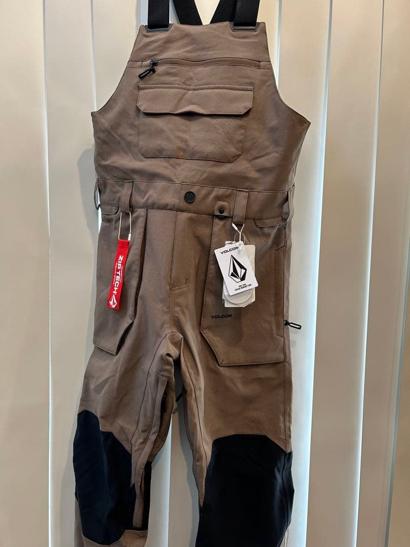 【新品未使用】VOLCOMボルコムスノーボードウェア　ビブパンツ