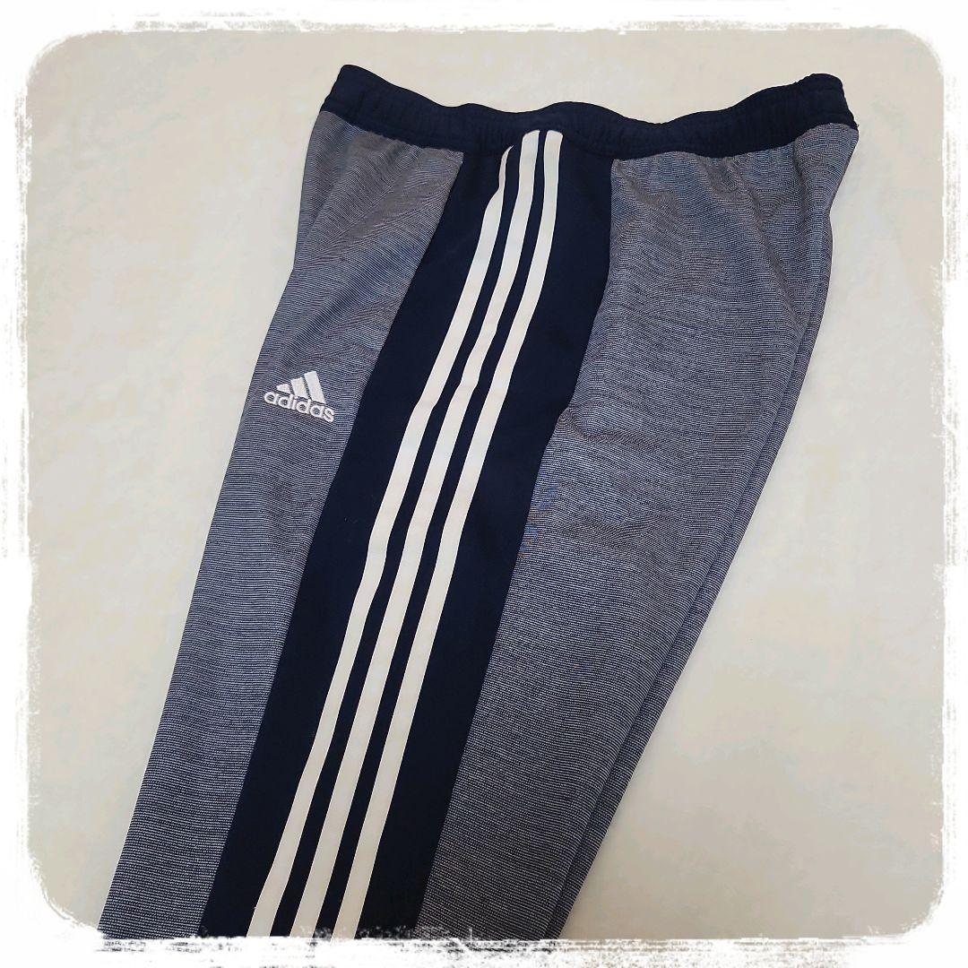 adidas　ジャージ上下　セットアップ　デニム風　岩田剛典　内田篤人