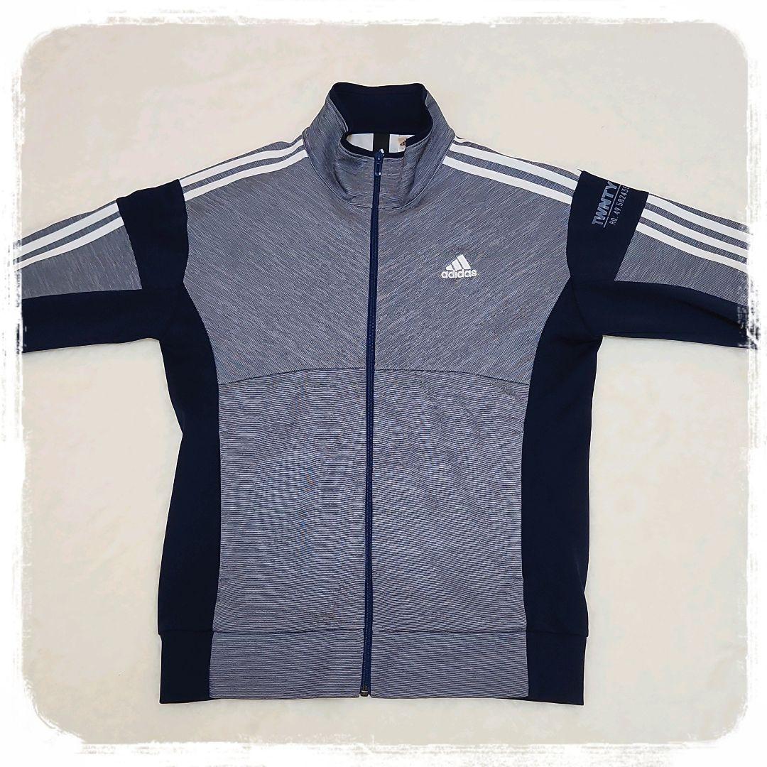 adidas　ジャージ上下　セットアップ　デニム風　岩田剛典　内田篤人