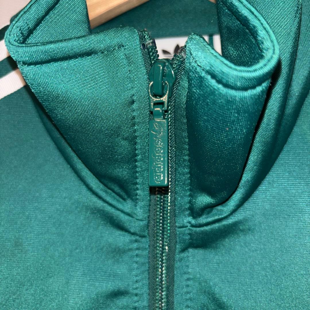 極美品adidas グリーン ジャージ ジャケット