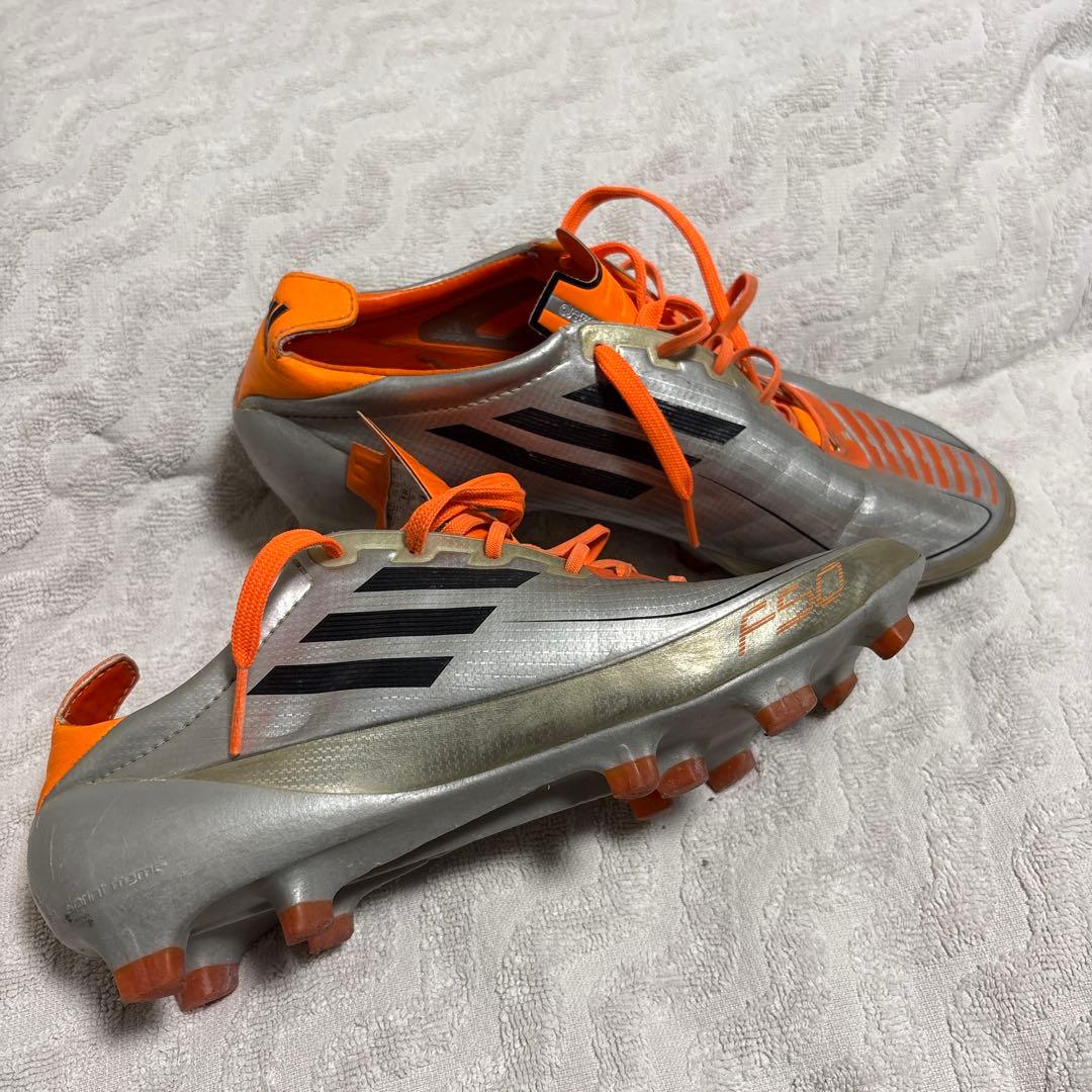 adidas F50 サッカーシューズ・スパイク シルバー/オレンジ