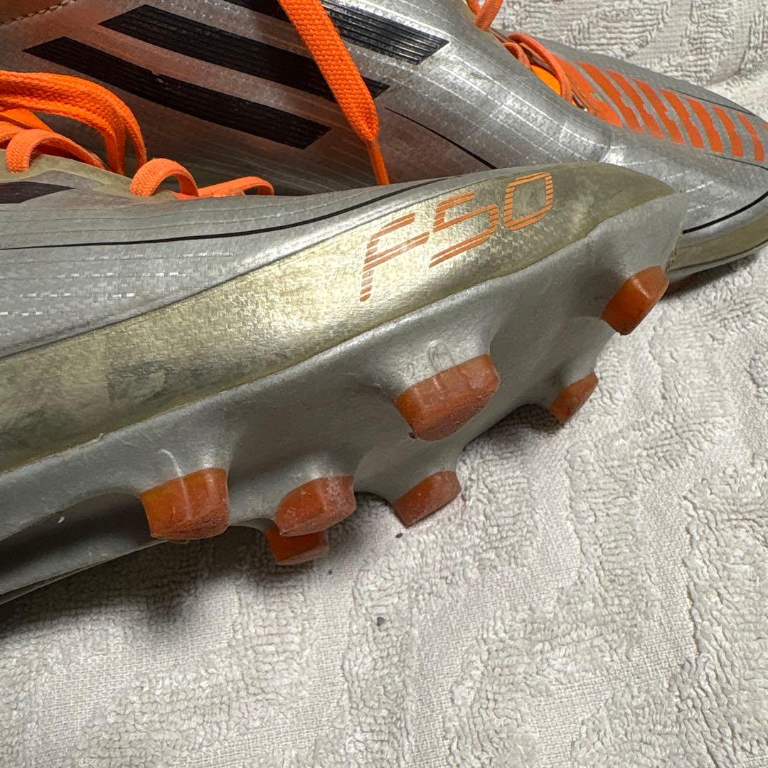 adidas F50 サッカーシューズ・スパイク シルバー/オレンジ