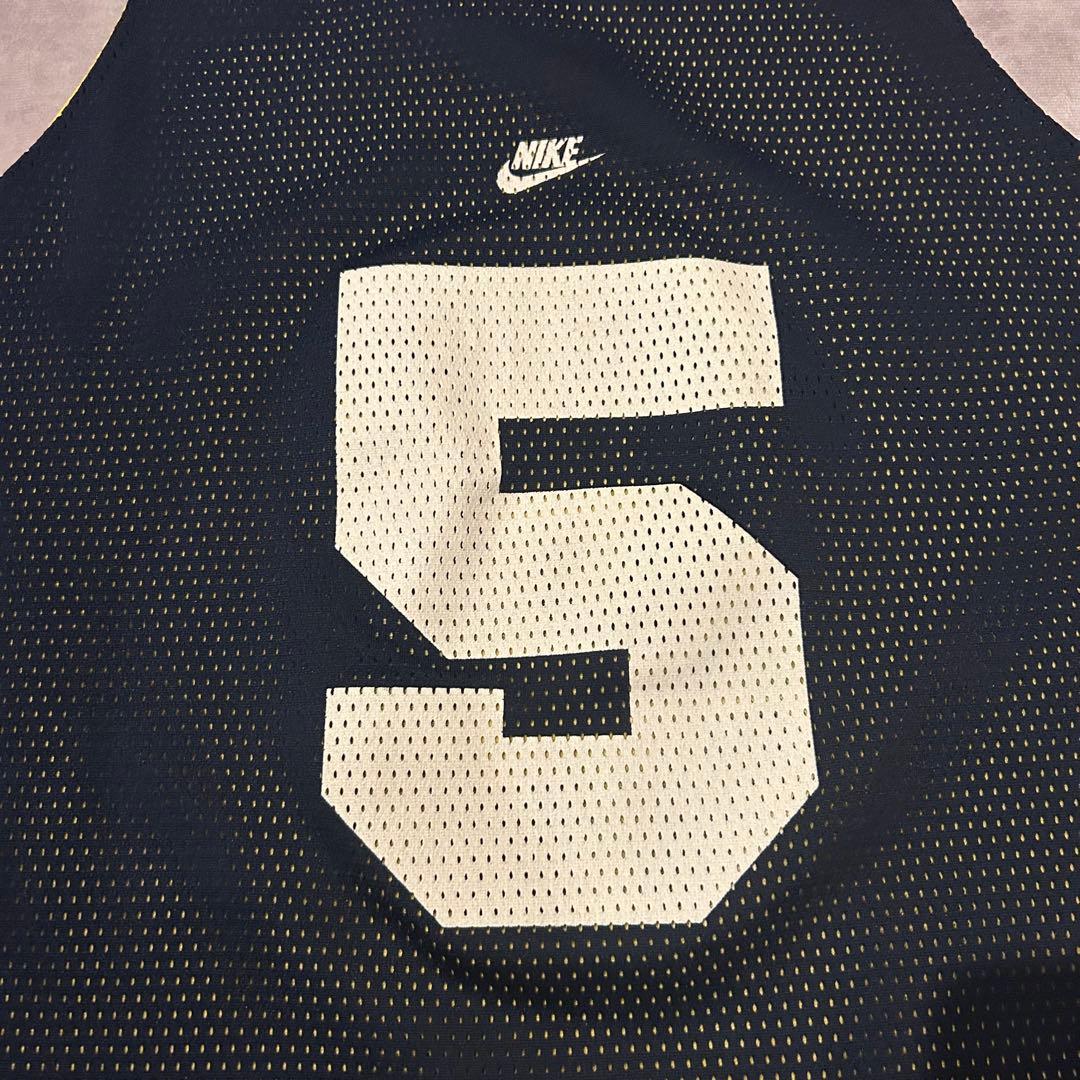 90s nike ナイキ basketbal michigan 5 ゲームシャツ