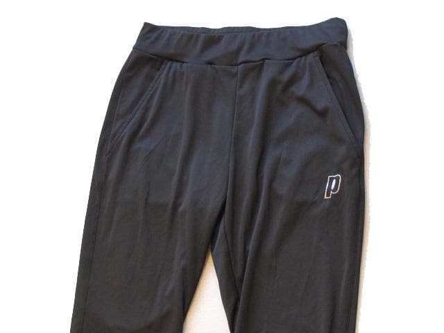 prince レディース スリムフィットパンツ ストレッチ 裾シャーリング