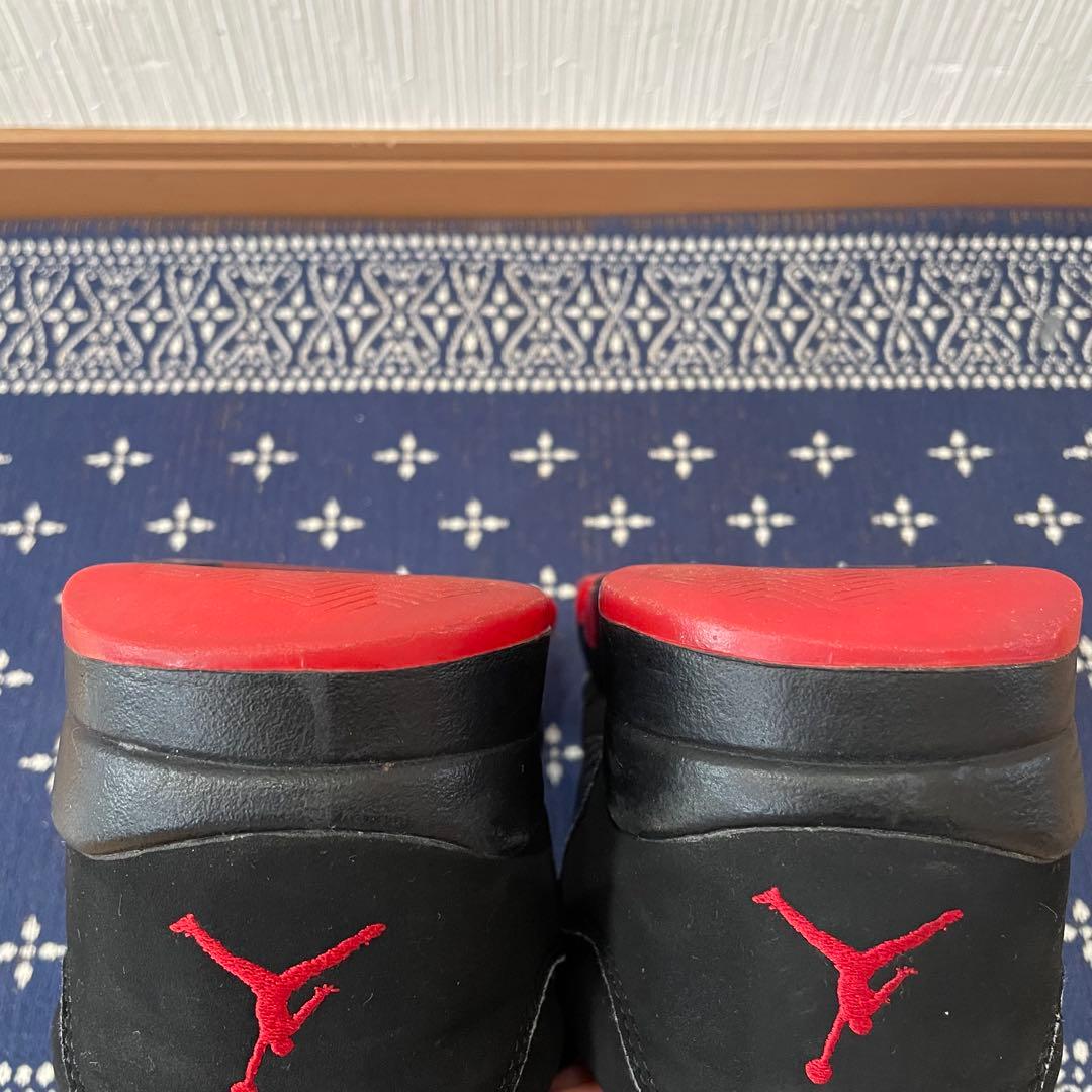 NIKE JORDAN 5 28cm 黒/赤