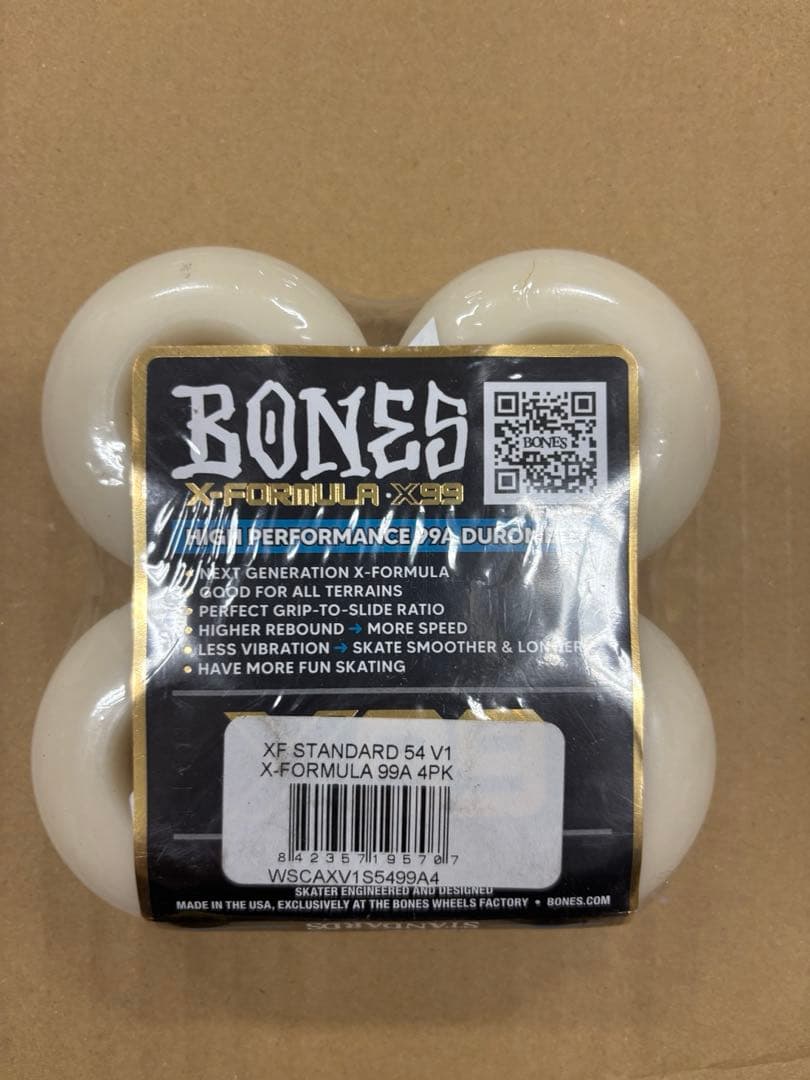 ウィール BONES X-FORMULA 99A 54mm STANDARD
