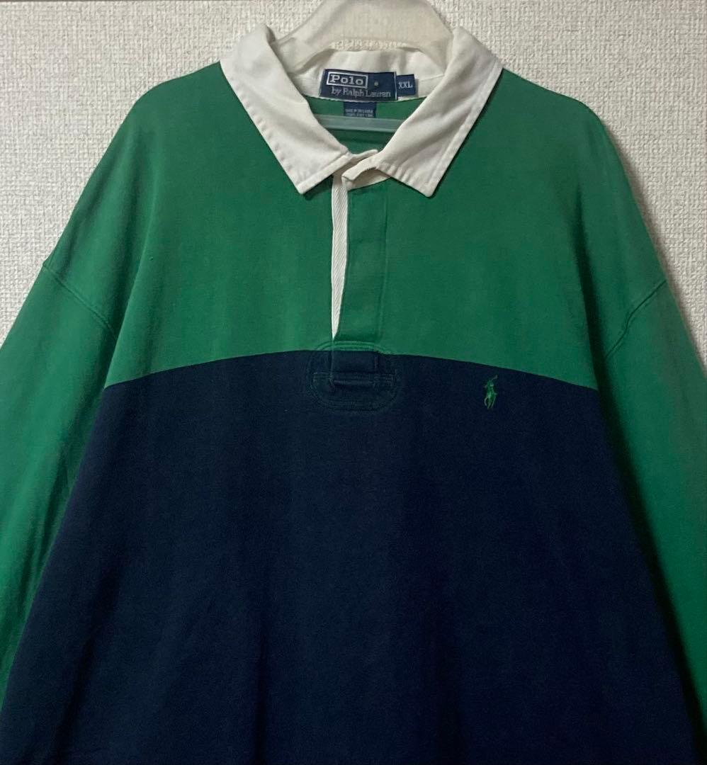 希少‼︎90s Polo By Ralph Lauren ラガーシャツ ポロシャツ