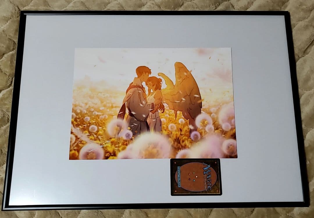 安全の聖域 Johannes Voss 複製原画 サイン入り サインド  MTG