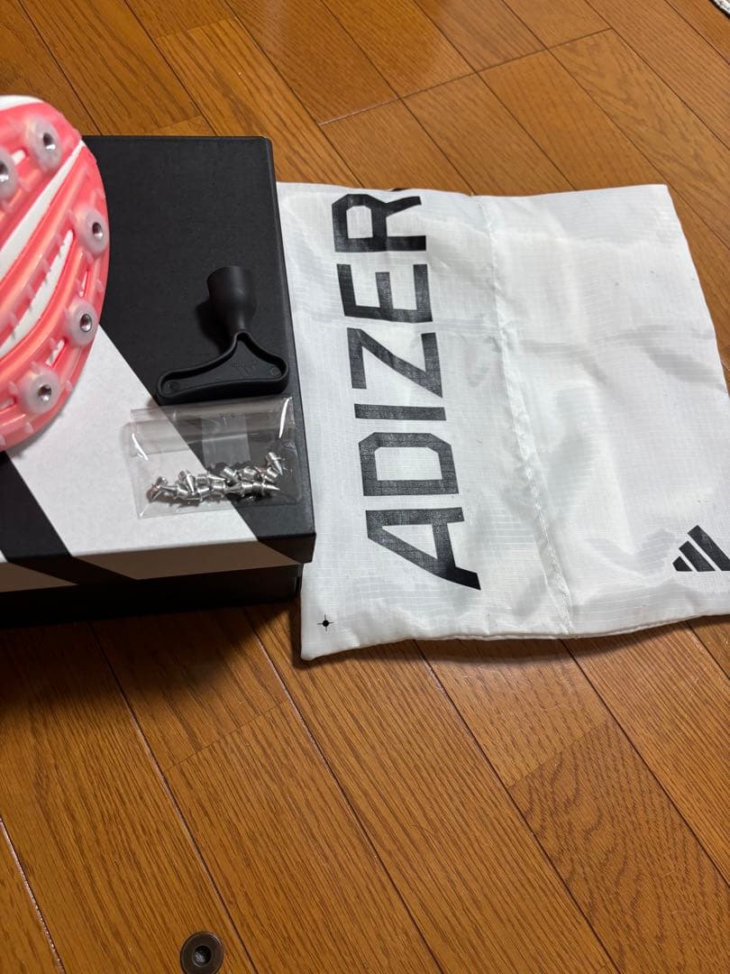 ADIZERO アバンチ　26.5㎝　ホワイト&オレンジ