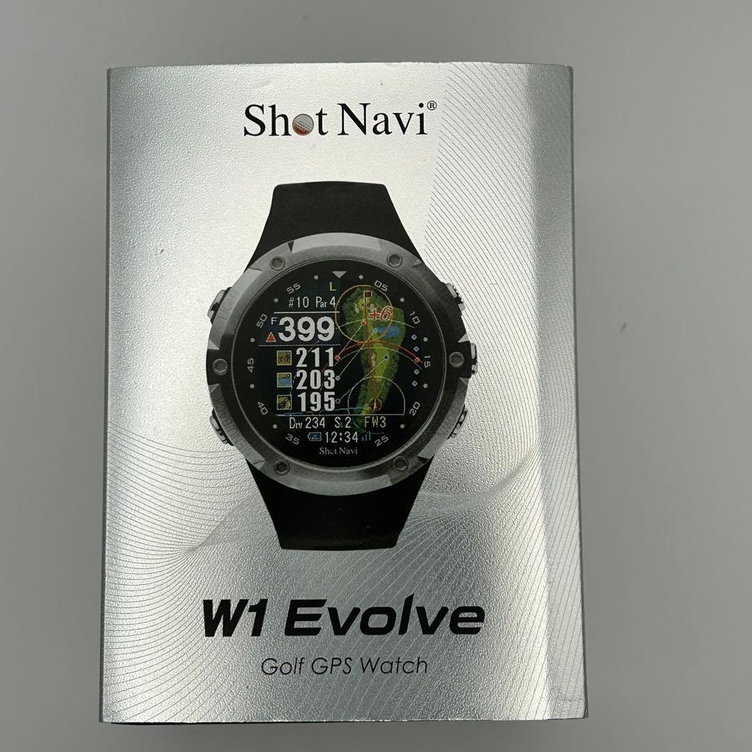 ShotNavi W1 Evolve GPS腕時計•ジャンク(時計•歩数計OK)