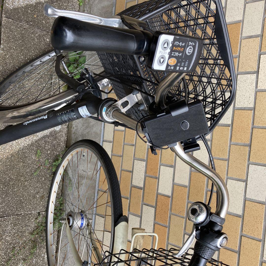 アシスト自転車　バッテリー2個　携帯ホルダー付き