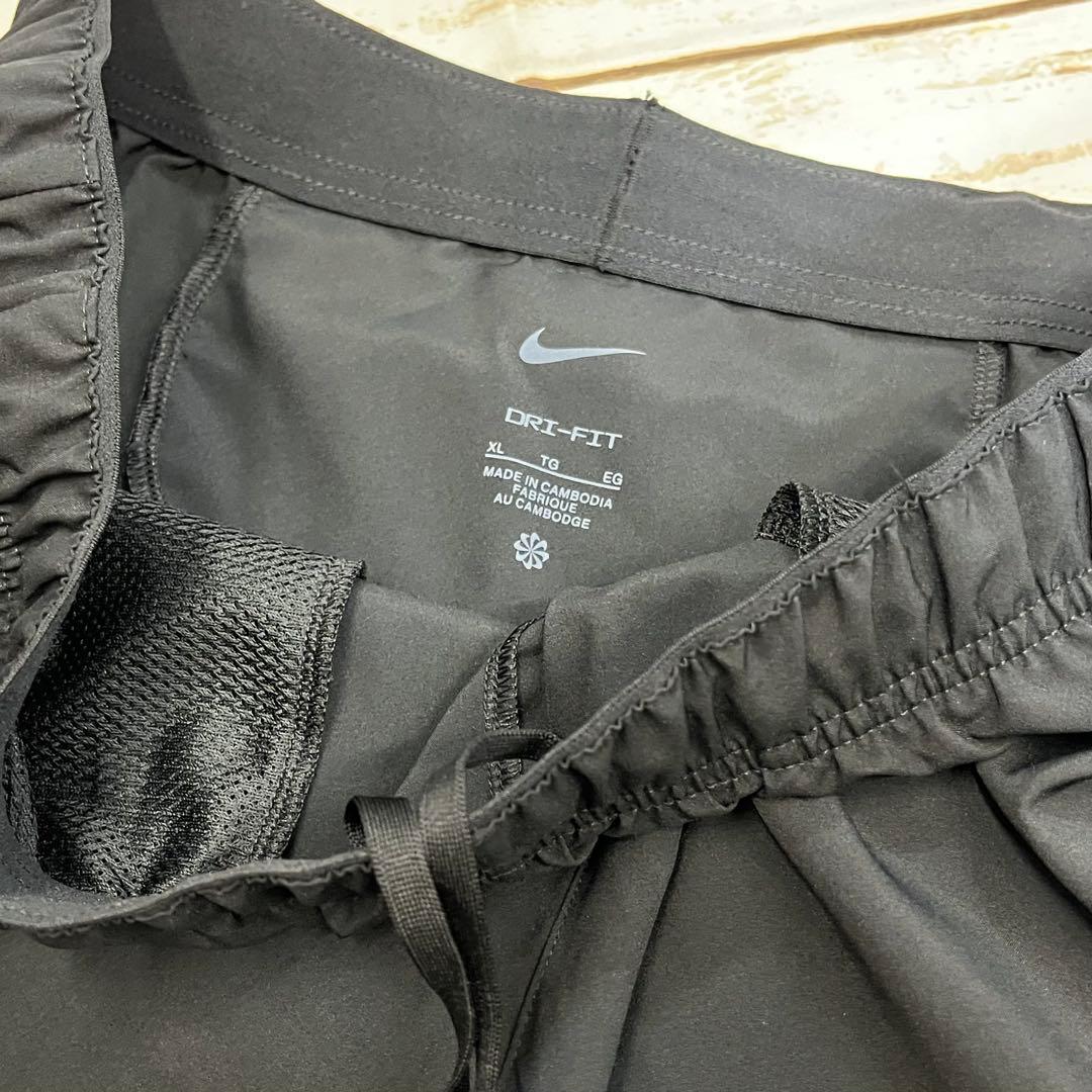 ナイキ　ランニングシャツ・ショーツセット　黒/黒　XL 新品
