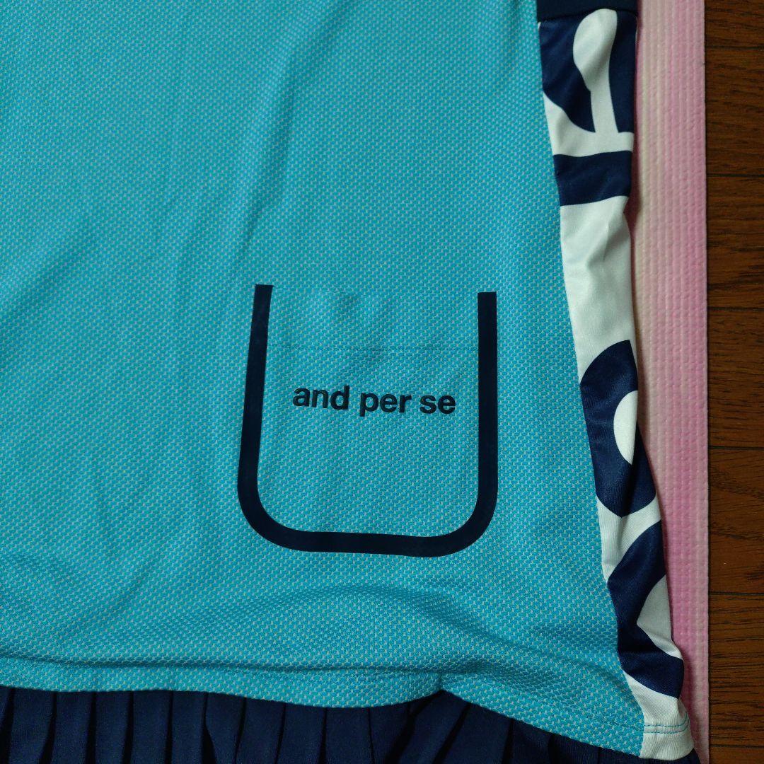 [未使用][and per se] レディースゴルフワンピース
