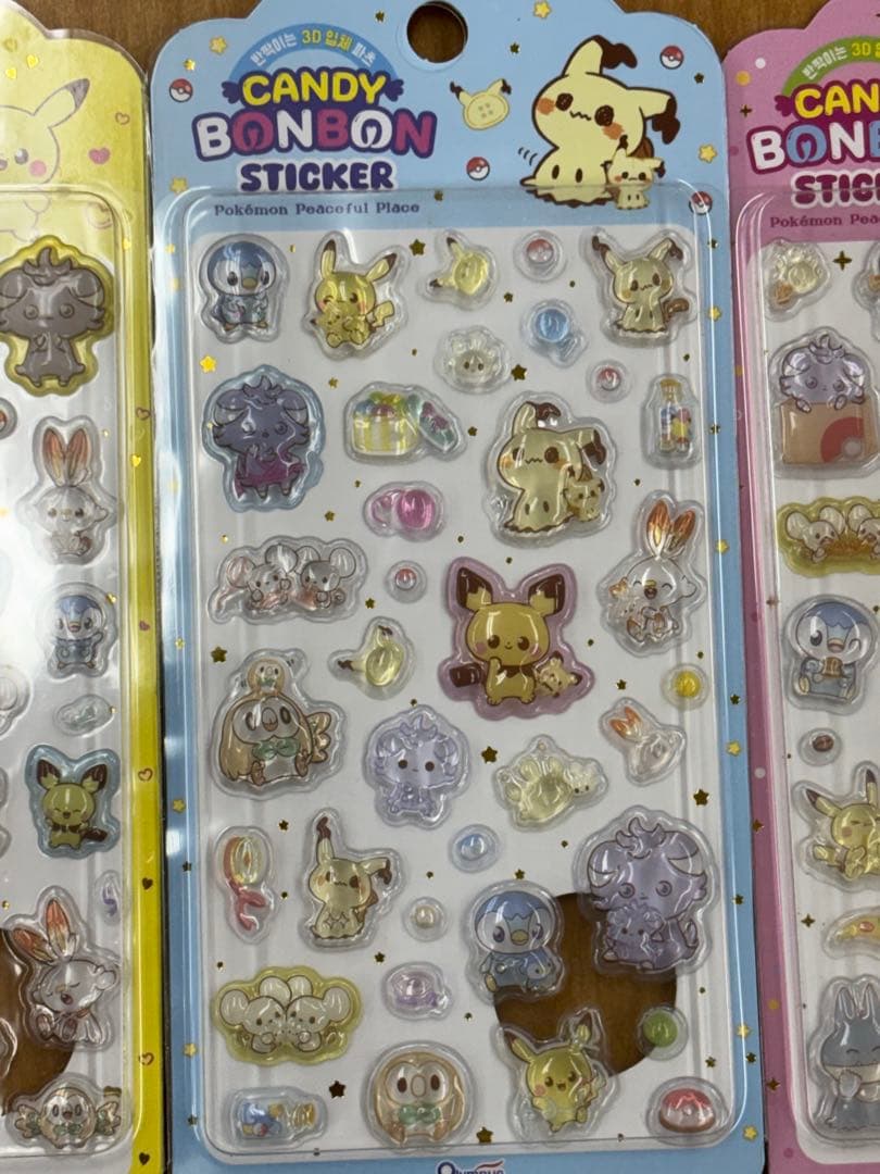 ポケモン Candy Bonbon 4シート各3枚3ボックス36枚セット
