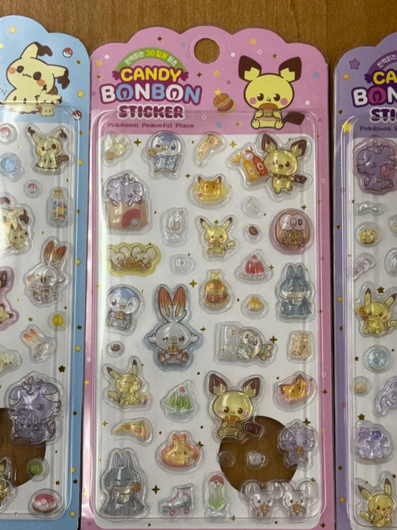 ポケモン Candy Bonbon 4シート各3枚3ボックス36枚セット
