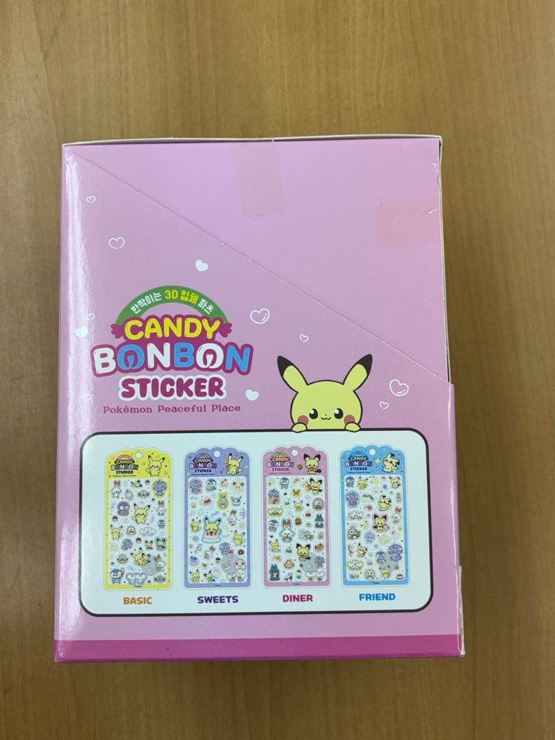 ポケモン Candy Bonbon 4シート各3枚3ボックス36枚セット